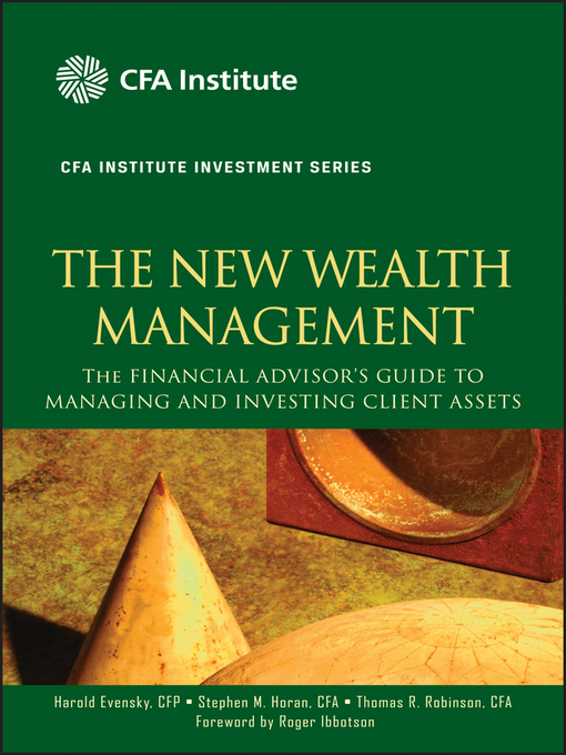 Title details for The New Wealth Management by Harold Evensky - Available